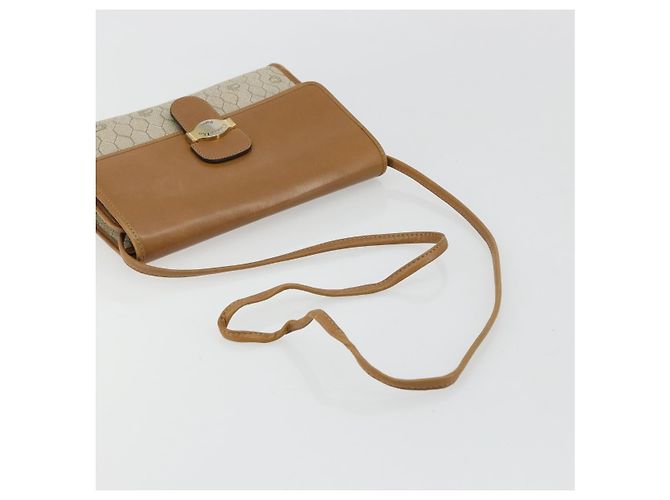 Borsa a tracolla Christian Dior in tela nido d'ape PVC Beige Oro Auth BA12951 - vista 7