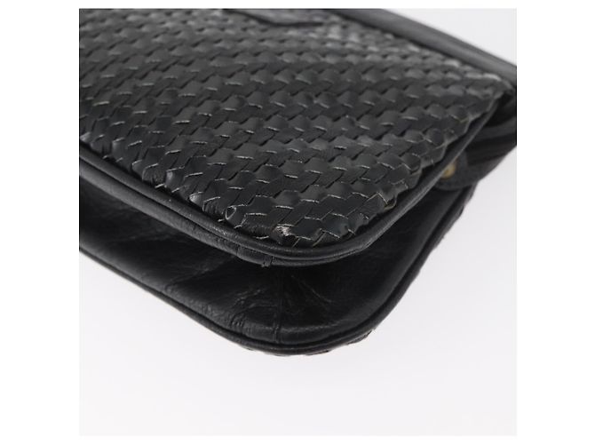 FENDI Schultertasche aus Leder Schwarz Gold Authentisch 182453 Golden - Ansicht 14