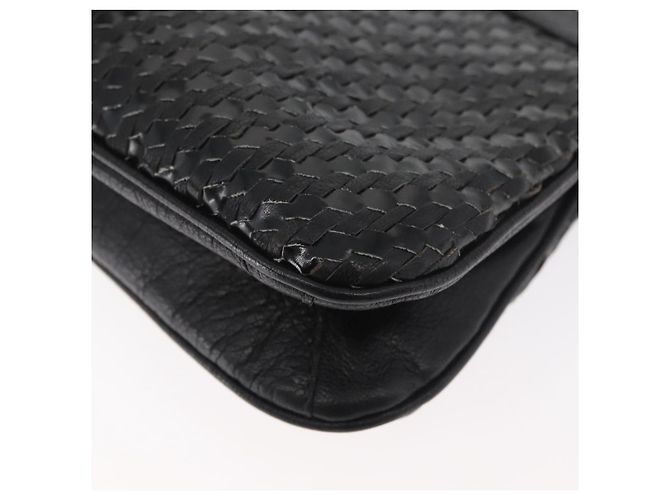 FENDI Schultertasche aus Leder Schwarz Gold Authentisch 182453 Golden - Ansicht 16