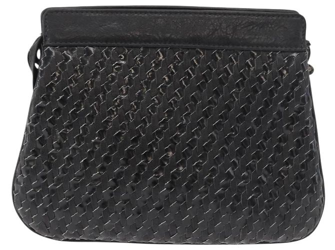 FENDI Schultertasche aus Leder Schwarz Gold Authentisch 182453 Golden - Ansicht 2