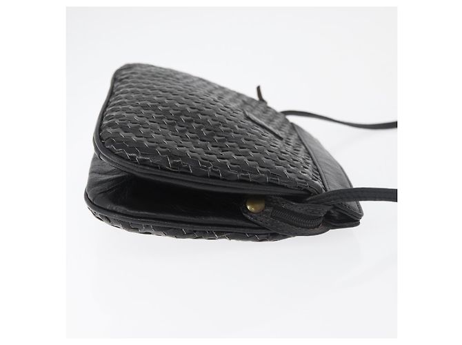 FENDI Schultertasche aus Leder Schwarz Gold Authentisch 182453 Golden - Ansicht 3
