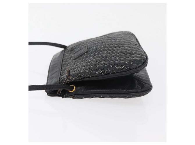 FENDI Schultertasche aus Leder Schwarz Gold Authentisch 182453 Golden - Ansicht 4