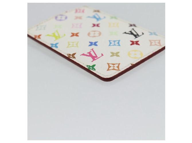 LOUIS VUITTON Monogram Multicolor Etui Hand Mirror White M92651 LV Auth 180917 Bianco - vista 16