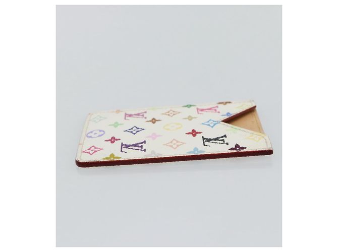 LOUIS VUITTON Monogram Multicolor Etui Hand Mirror White M92651 LV Auth 180917 Bianco - vista 3