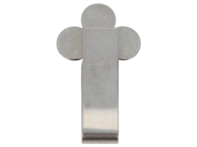 LOUIS VUITTON Clip per denaro metallo Silver M64691 LV Auth 181453A Argento - vista 3
