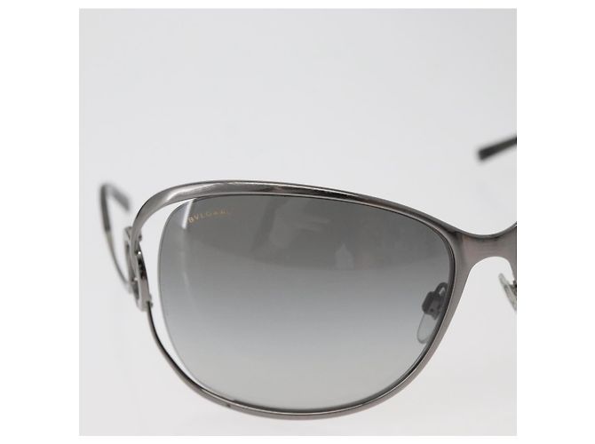 Bulgari Gafas de sol BVLGARI Metal Black Silver Auth BA13219 Negro Plata - vista 3