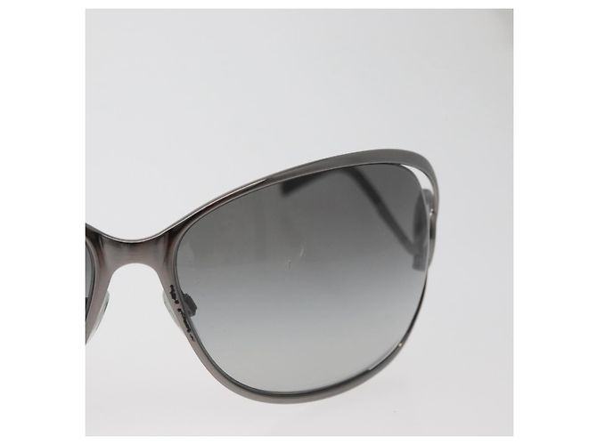 Bulgari Gafas de sol BVLGARI Metal Black Silver Auth BA13219 Negro Plata - vista 4