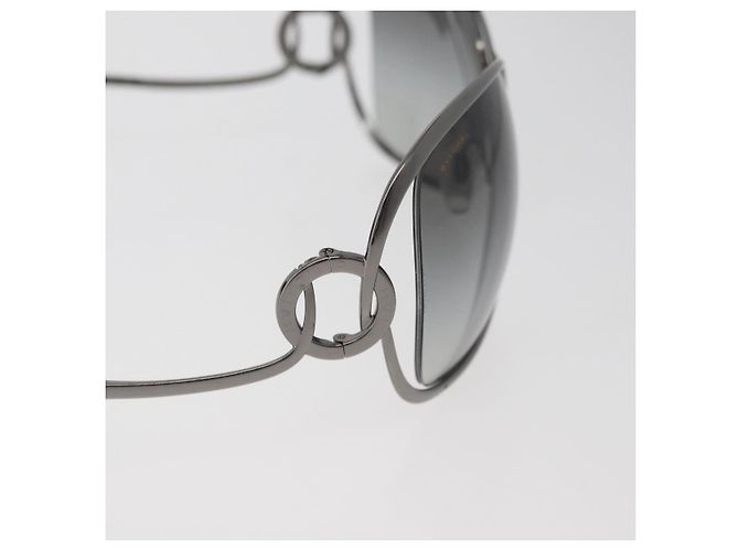 Bulgari Gafas de sol BVLGARI Metal Black Silver Auth BA13219 Negro Plata - vista 6
