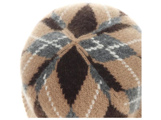 Casquette PRADA en laine beige Auth 181802M - vue 5