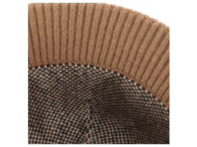 Casquette PRADA en laine beige Auth 181802M - vue 9