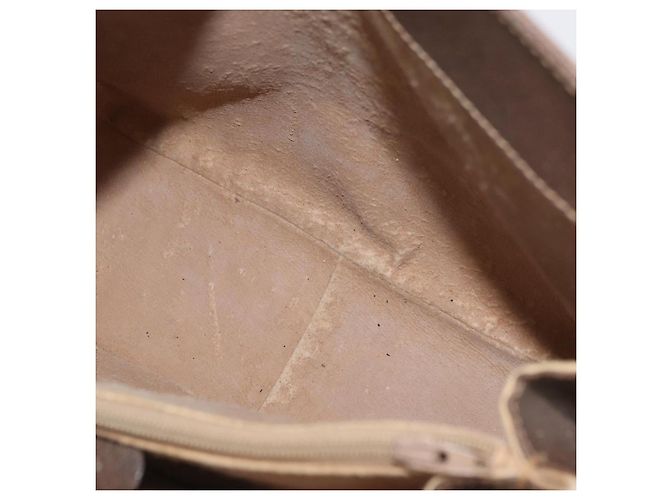 Borsa GUCCI GG Supreme Web Sherry Line PVC Beige Oro 116 02 076 Auth 182380 D'oro - vista 21