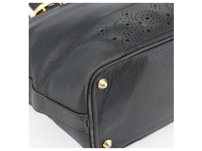 Autre Marque Borsa Tote TIFFANY&Co. in pelle nera e oro Auth ka4487 Nero D'oro - vista 15