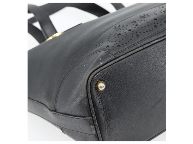 Autre Marque Borsa Tote TIFFANY&Co. in pelle nera e oro Auth ka4487 Nero D'oro - vista 17