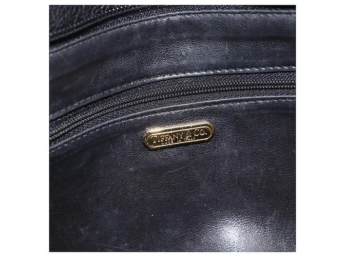 Autre Marque Borsa Tote TIFFANY&Co. in pelle nera e oro Auth ka4487 Nero D'oro - vista 18