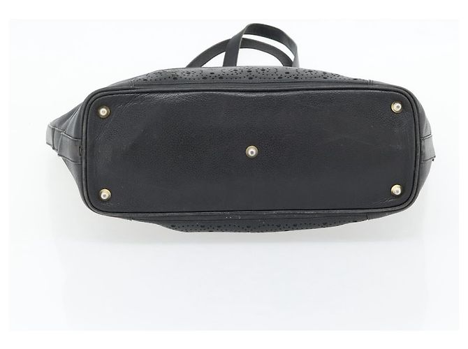 Autre Marque Borsa Tote TIFFANY&Co. in pelle nera e oro Auth ka4487 Nero D'oro - vista 5