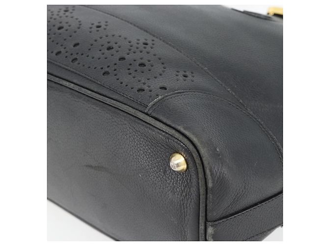Autre Marque Borsa Tote TIFFANY&Co. in pelle nera e oro Auth ka4487 Nero D'oro - vista 8