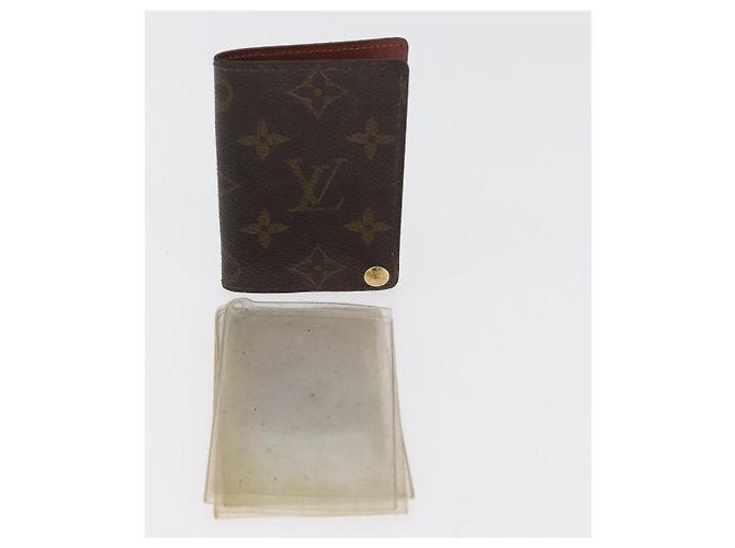 LOUIS VUITTON Monogram Porto Cartes Crdit Pression Card Case M60937 Auth 182835 Monograma - vista 12