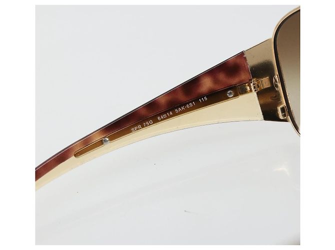 Gafas de sol PRADA Tortoise de plástico Marrón Auth BA13221 Castaño - vista 11