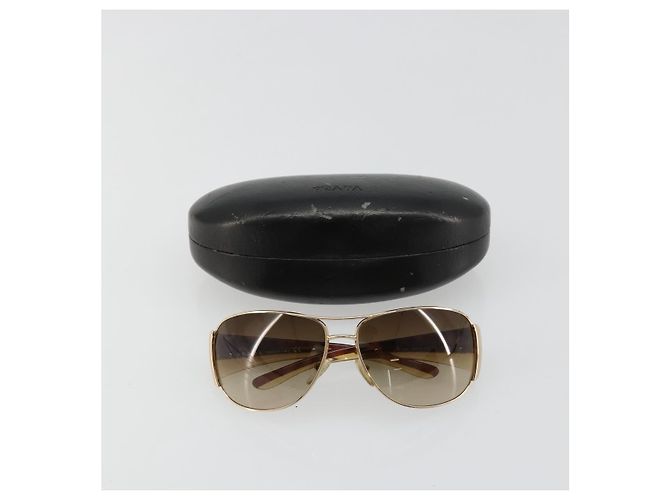 Gafas de sol PRADA Tortoise de plástico Marrón Auth BA13221 Castaño - vista 12