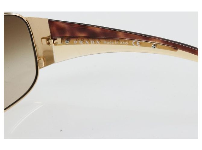 Gafas de sol PRADA Tortoise de plástico Marrón Auth BA13221 Castaño - vista 14