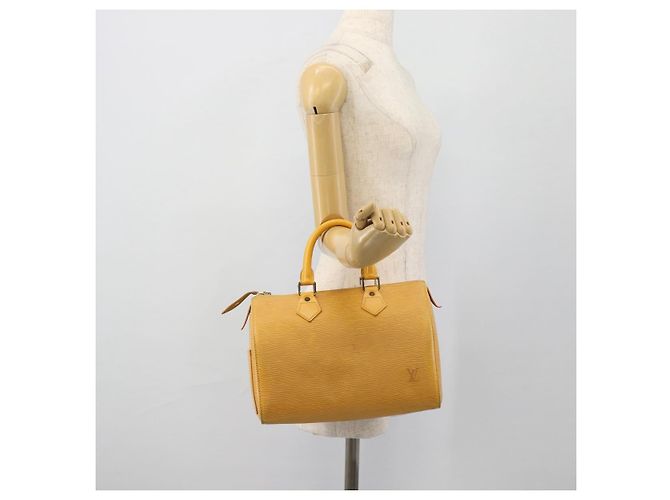 LOUIS VUITTON Borsa Epi Speedy 25 Tassili Yellow M43019 LV Auth 181703 - vista 21