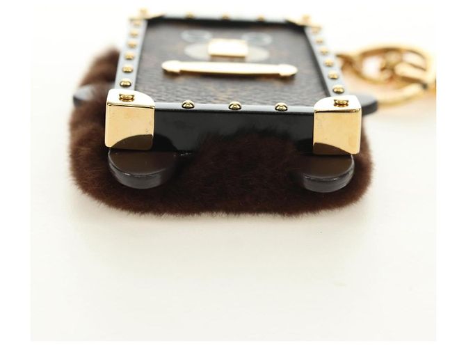 LOUIS VUITTON Monogram Bijoux Sack Wild Fur Schlüsselanhänger M68451 LV Auth 181735M Monogramm - Ansicht 10