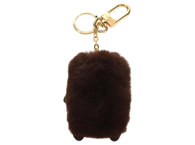 LOUIS VUITTON Monogram Bijoux Sack Wild Fur Schlüsselanhänger M68451 LV Auth 181735M Monogramm - Ansicht 5