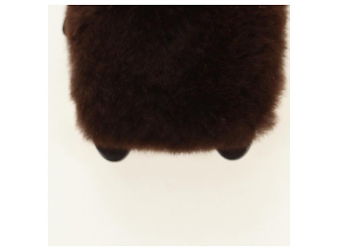 LOUIS VUITTON Monogram Bijoux Sack Wild Fur Schlüsselanhänger M68451 LV Auth 181735M Monogramm - Ansicht 6