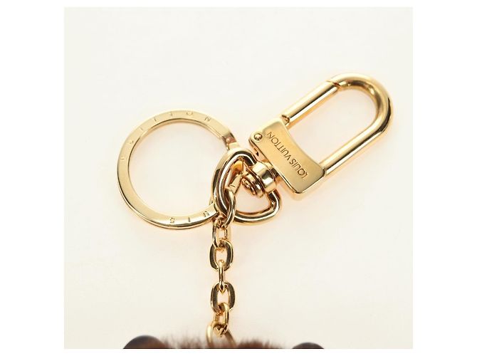 LOUIS VUITTON Monogram Bijoux Sack Wild Fur Schlüsselanhänger M68451 LV Auth 181735M Monogramm - Ansicht 8