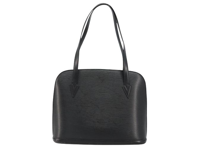 Borsa a Spalla LOUIS VUITTON Epi Lussac Nera M52282 LV Auth BA13025 Nero - vista 13
