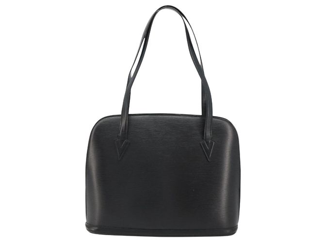 Borsa a Spalla LOUIS VUITTON Epi Lussac Nera M52282 LV Auth BA13025 Nero - vista 2