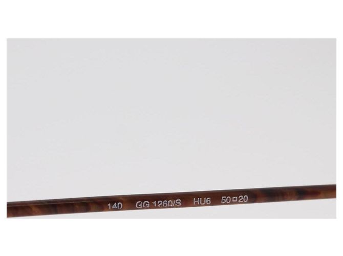 Occhiali da sole GUCCI plastica Blu Auth BA13213 - vista 11