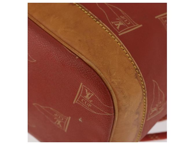 Borsa a Spalla LOUIS VUITTON LV Cup Saint Tropez Rosso M80026 LV Auth BA13045 - vista 15