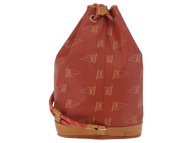 Borsa a Spalla LOUIS VUITTON LV Cup Saint Tropez Rosso M80026 LV Auth BA13045 - vista 2