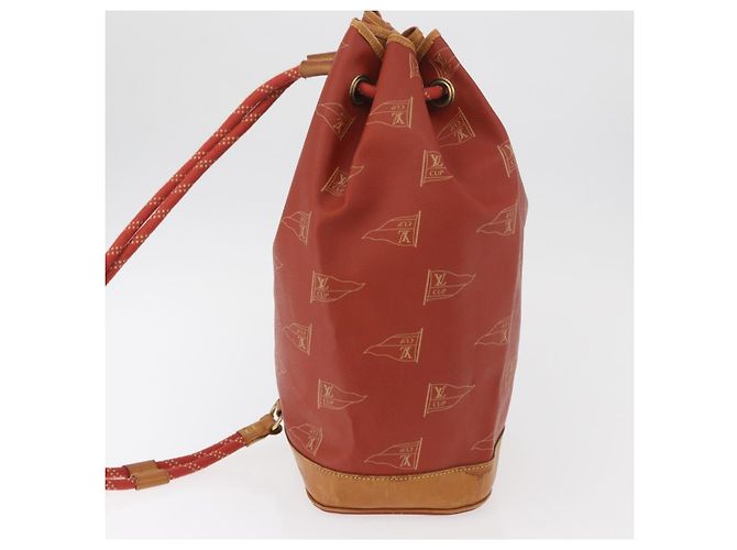 Borsa a Spalla LOUIS VUITTON LV Cup Saint Tropez Rosso M80026 LV Auth BA13045 - vista 4