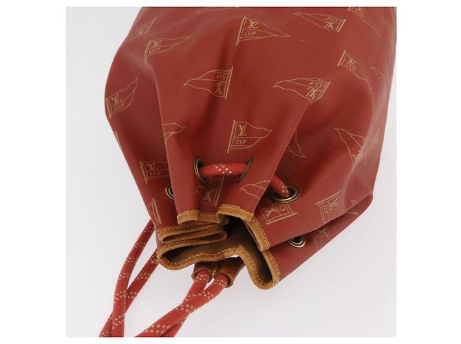 Borsa a Spalla LOUIS VUITTON LV Cup Saint Tropez Rosso M80026 LV Auth BA13045 - vista 6