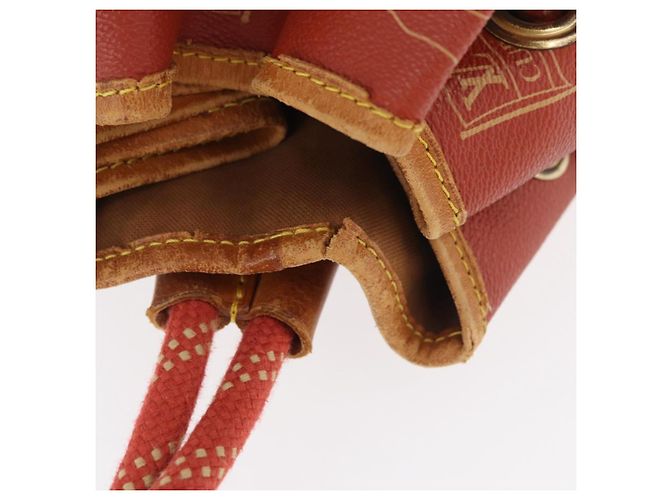 Borsa a Spalla LOUIS VUITTON LV Cup Saint Tropez Rosso M80026 LV Auth BA13045 - vista 7