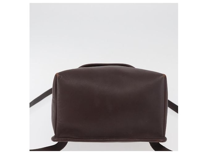 Zaino Coach in pelle marrone e oro Auth 176433 D'oro - vista 5