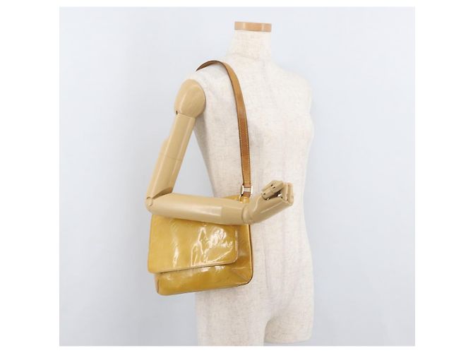 LOUIS VUITTON Monogram Vernis Thompson Street Bag Beige M91301 LV Auth bs35374 - view 22