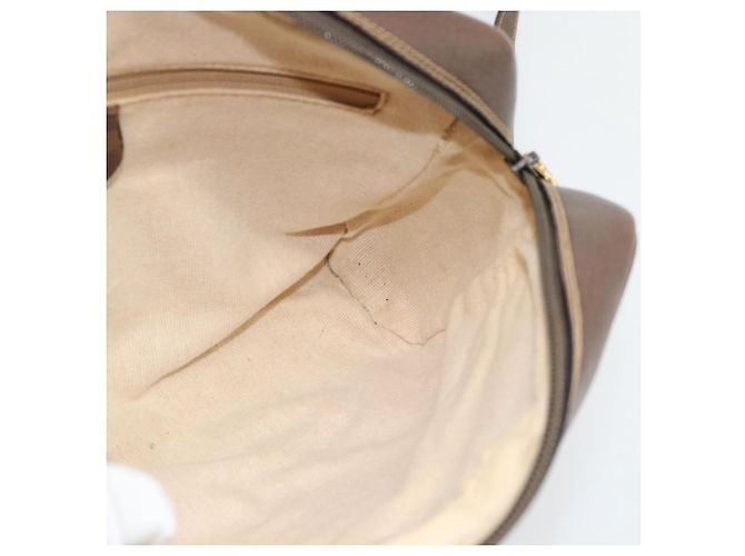 Borsa GUCCI GG Supreme Web Sherry Line PVC Beige Oro 001 113 6472 Auth 182533 D'oro - vista 21