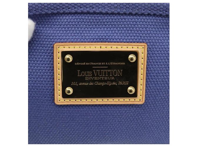 LOUIS VUITTON Antigua Pochette Platt PM Pochette Blu M40070 LV Auth 171279V - vista 17
