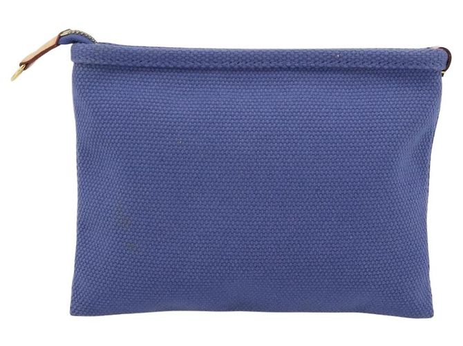 LOUIS VUITTON Antigua Pochette Platt PM Pochette Blu M40070 LV Auth 171279V - vista 2