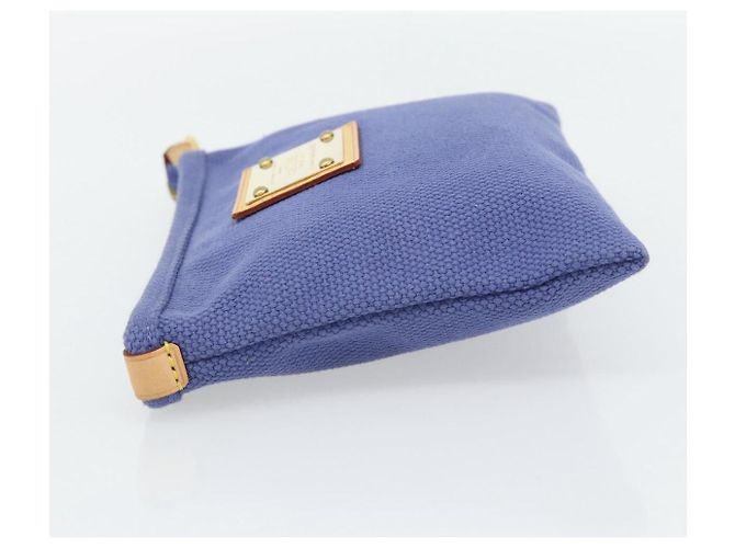 LOUIS VUITTON Antigua Pochette Platt PM Pochette Blu M40070 LV Auth 171279V - vista 3