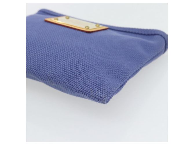 LOUIS VUITTON Antigua Pochette Platt PM Pochette Blu M40070 LV Auth 171279V - vista 7