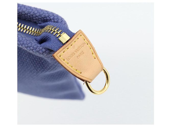 LOUIS VUITTON Antigua Pochette Platt PM Pochette Blu M40070 LV Auth 171279V - vista 8