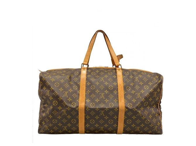 Keepall Louis Vuitton Sac Souple 55 Beige - vista 8