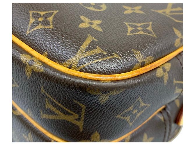 Louis Vuitton Reporter PM Castaño Dorado - vista 7