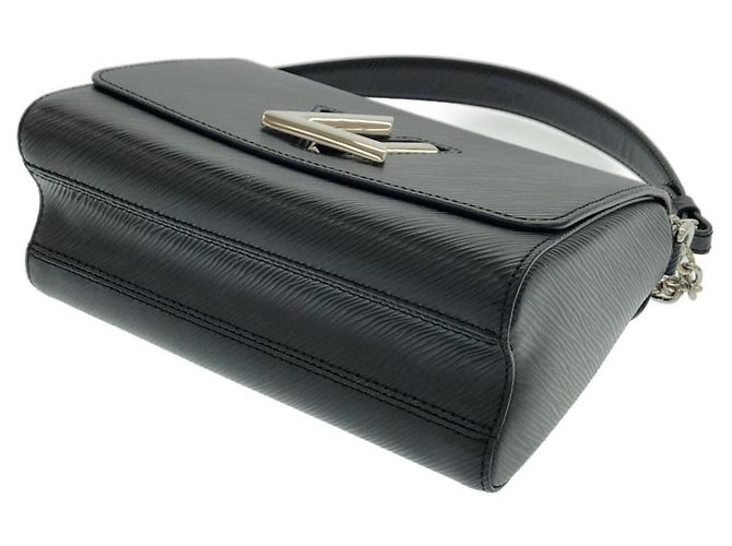 Borsa a tracolla Louis Vuitton Epi Twist MM Nero - vista 3