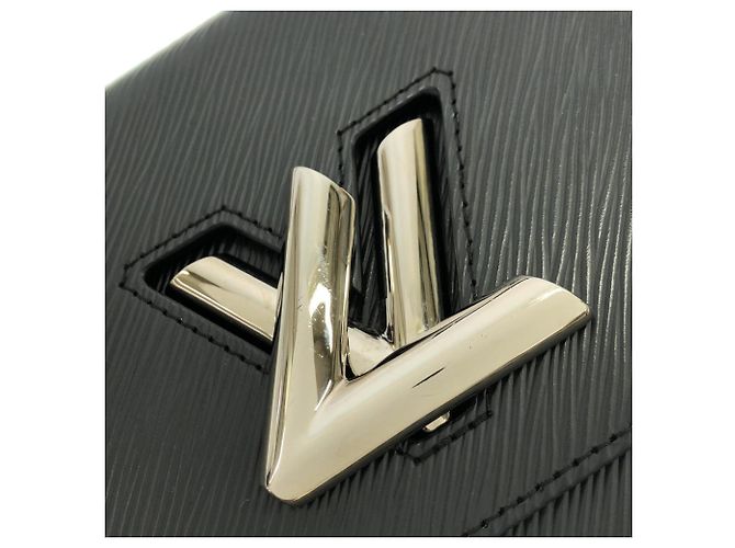 Borsa a tracolla Louis Vuitton Epi Twist MM Nero - vista 6