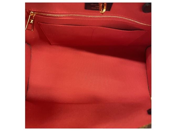 Borsa Tote Louis Vuitton Monogram Giant Reverse OnTheGo MM Marrone - vista 4